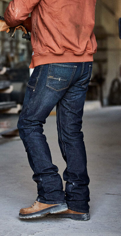 Rebar M5 Straight DuraStretch Basic Double Front Stackable Straight Leg Jean Lifestyle